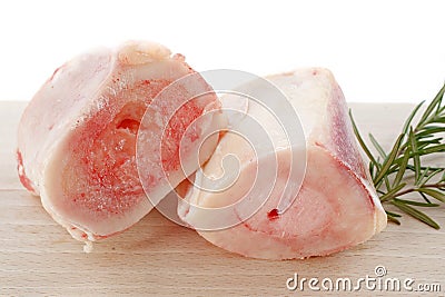 Beef bone marrow Stock Photo