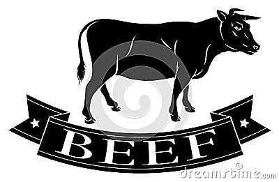 Beef food icon Vector Illustration