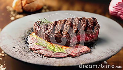 beef grilled steak Stock Photo