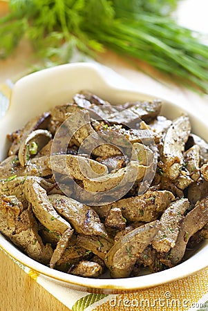 Beef liver Stock Photo