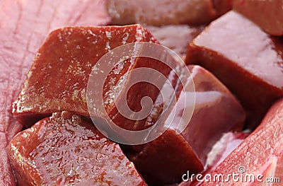 Beef liver Stock Photo