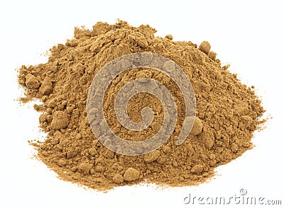 Beef liver powder Stock Photo