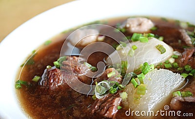 Beef soup Stock Photo