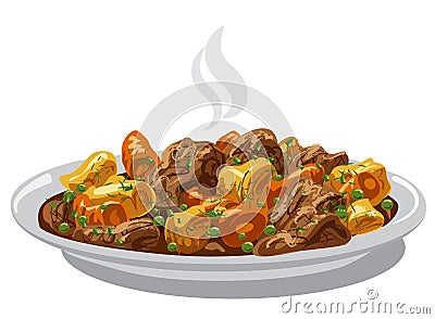 Beef stew meat Stock Photo