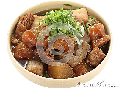 Beef tendon stew , japanese food Stock Photo