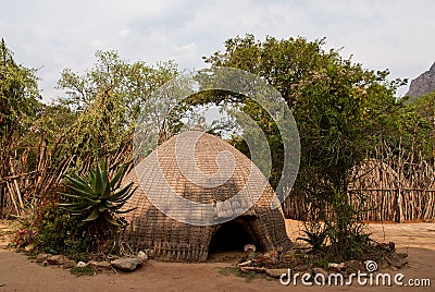 Beehive hut Stock Photo