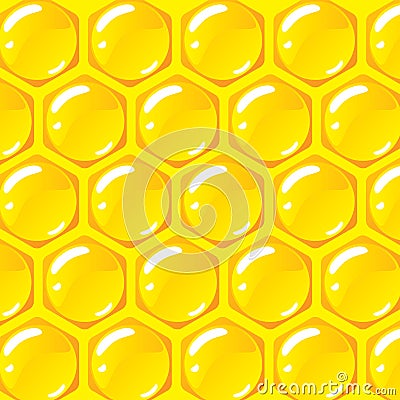 Beehive pattern vector Background Vector Illustration