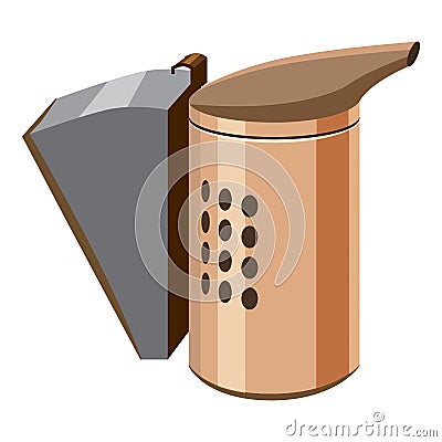 Beekeeping smoker icon, cartoon style Cartoon Illustration