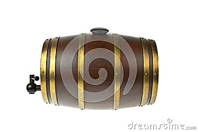 Beer barrel Stock Photo