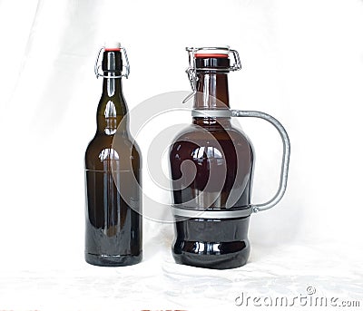 Beer bottles Stock Photo