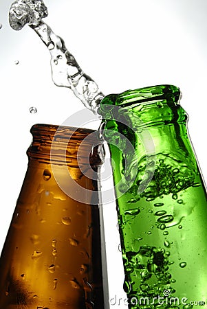 Beer Bottles Stock Photo