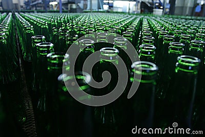 Beer bottles Stock Photo