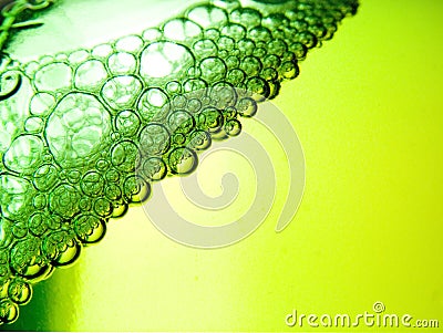 Beer Bubbles Stock Photo