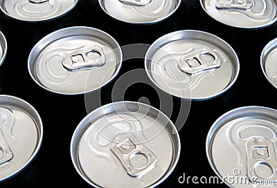 Beer cans Stock Photo