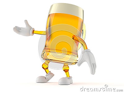 Beer character Stock Photo