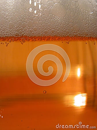 Beer closeup Stock Photo