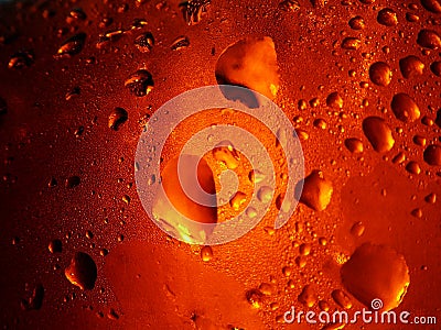 Beer Droplets Stock Photo