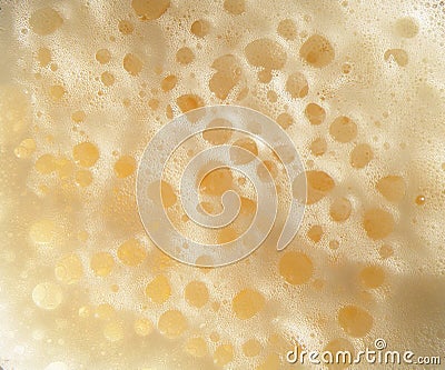 Beer foam Stock Photo