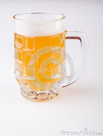 Beer glass mug Stock Photo