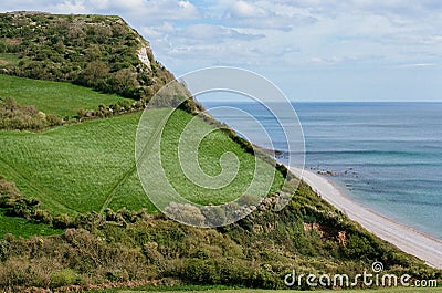 Beer Head in Devon, UK Stock Photo