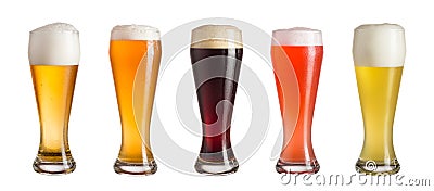 Beer mix Stock Photo