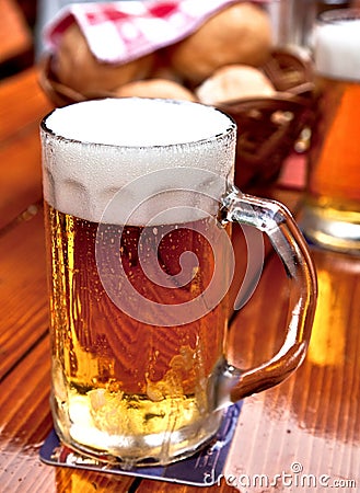 Beer mug Stock Photo