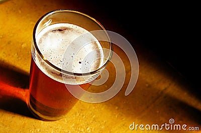 Beer pint Stock Photo