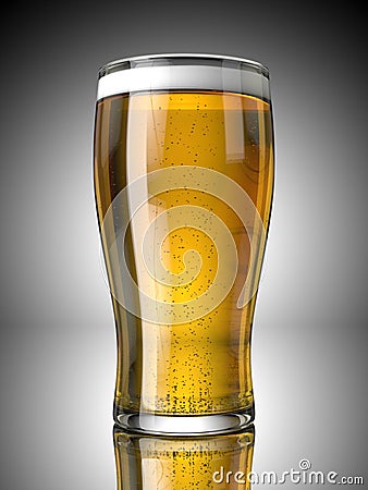 Beer Pint Stock Photo