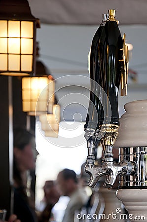 Beer pump Stock Photo