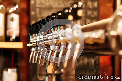 Beer Pump Stock Photo