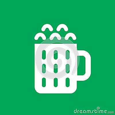 Beer simple icon Vector Illustration