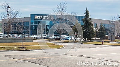 The Beer Store Corporate Mississauga Wide Editorial Stock Photo