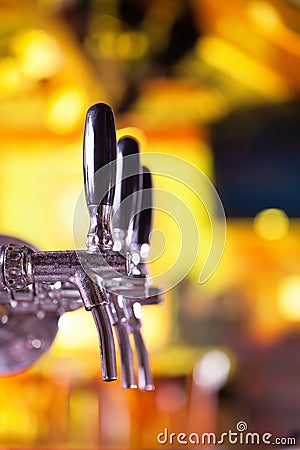 Beer tap Stock Photo