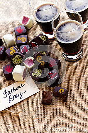 Beer truffles Stock Photo