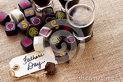 Beer truffles Stock Photo