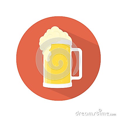 Beer vector icon. Vector Illustration