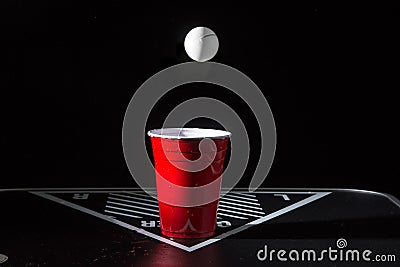 Beerpong Stock Photo