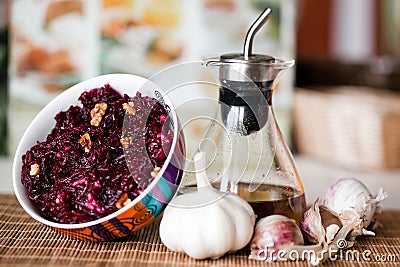 Beet salad Stock Photo