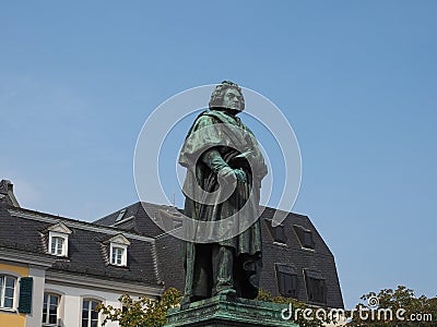 Beethoven Denkmal (1845) in Bonn Stock Photo