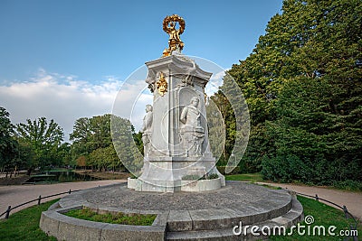 Beethoven, Haydn and Mozart Monument at Tiergarten park - Berlin, Germany Stock Photo