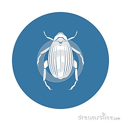 beetle goliath icon. Element of insect icons for mobile concept and web apps. Badge style beetle goliath icon can be used for web Stock Photo