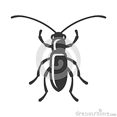 Beetle Insect Icon on White Background. Vector Vector Illustration