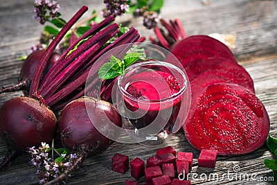 Beetroot Juice Stock Photo