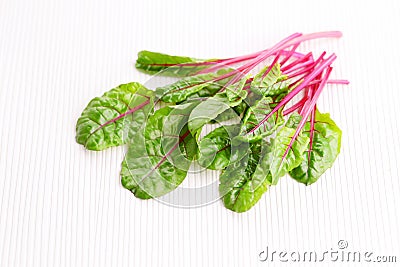 Beetroot leaves Stock Photo