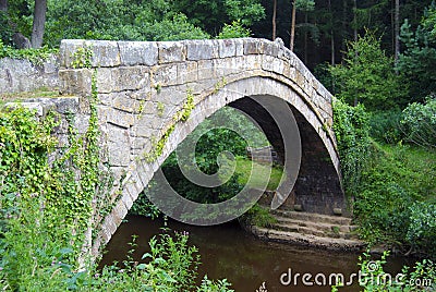 Beggars Bridge, Glaisedale Stock Photo