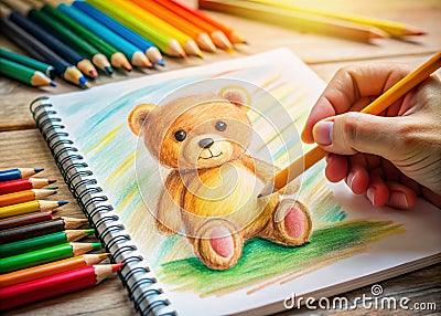 Beginners Guide to Drawing Adorable Bears A StepbyStep Pencil Sketching Tutorial for Beginners Featuring EasytoFollow Stock Photo