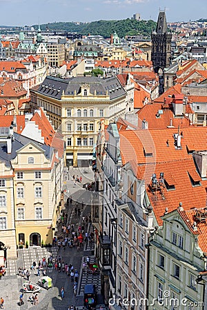 Celetna street, Prague, Czech Republic Stock Photo