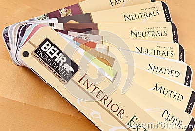 Behr Premium Plus Paint Editorial Stock Photo