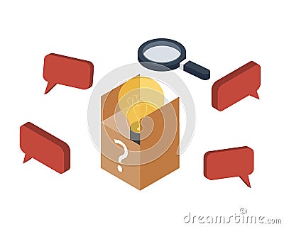 BEI or Behavioral Event Interview to get the past behavior to predict future behavior Vector Illustration