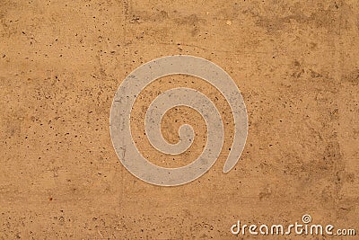 A beige-brown concrete wall, interior texture Stock Photo